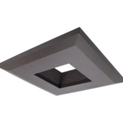 Cheap Patriot Lighting® 5″ & 6″ Recessed Bronze Baffle Square Trim For Downlight