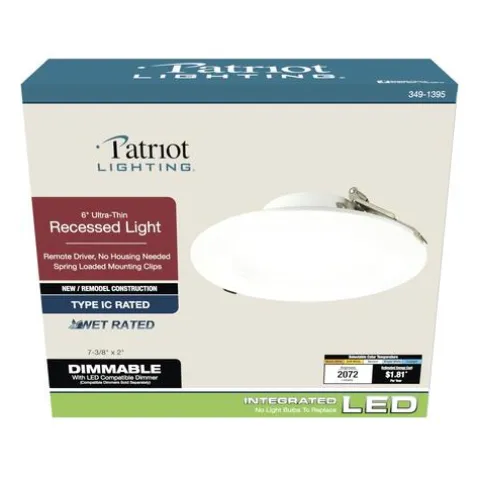 Cheap Patriot Lighting® 6″ Led Ultra-Thin Downlight