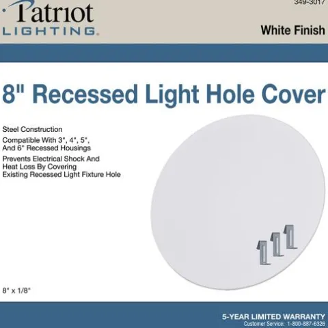 Cheap Patriot Lighting® 8″ Recessed Light Hole Cover
