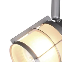Cheap Patriot Lighting® Almora 3-Light Black & Silver Halogen Track Lighting Set