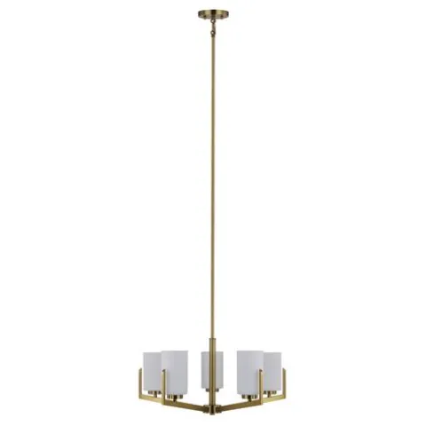 Cheap Patriot Lighting® Citrine Gold 5-Light Chandelier