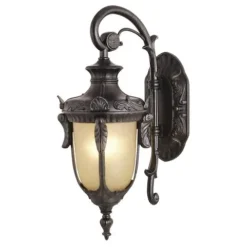 Cheap Patriot Lighting® Concord Gold Stone Outdoor Wall Light