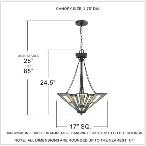 Cheap Patriot Lighting Elegant Home Patriot Lighting® Elegant Home Trysta Valiant Bronze 3-Light Pendant