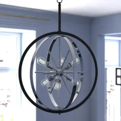 Cheap Patriot Lighting® Estelle Matte Black Pendant
