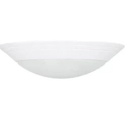 Cheap Patriot Lighting® Gabriel White Integrated Led Flush Mount Ceiling Light