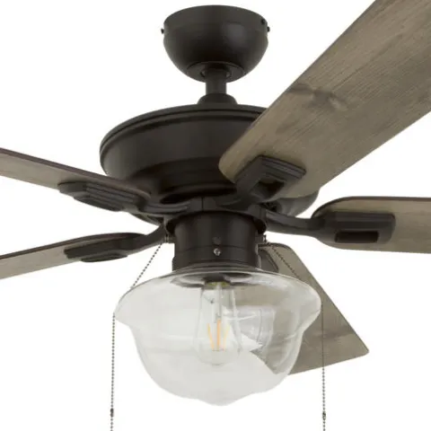 Cheap Patriot Lighting™ Hyattsville 52″ Bronze Indoor/Outdoor Led Ceiling Fan
