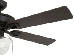Cheap Patriot Lighting™ Hyattsville 52″ Bronze Indoor/Outdoor Led Ceiling Fan