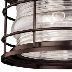 Cheap Patriot Lighting® Hyannis Burnished Bronze 2-Light Outdoor Flush Mount Light