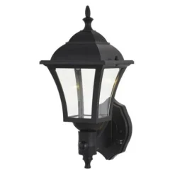 Cheap Patriot Lighting® Jaymes Black Led Motion Sensor Outdoor Wall Light