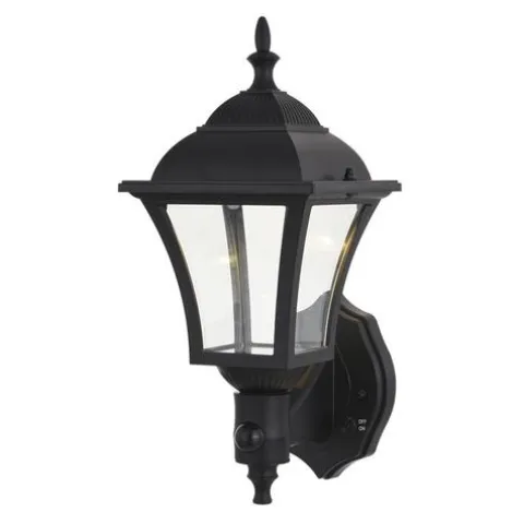 Cheap Patriot Lighting® Jaymes Black Led Motion Sensor Outdoor Wall Light
