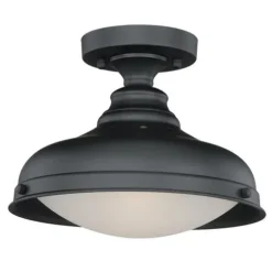 Cheap Patriot Lighting® Keenan Oil Rubbed Bronze 1 Light Semi-Flush Mount Ceiling Light