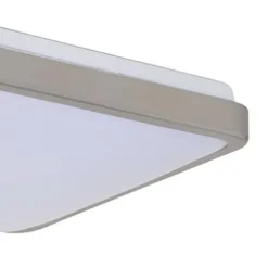 Cheap Patriot Lighting® Kriti Satin Nickel Integrated Led Flush Mount Ceiling Light