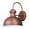 Cheap Patriot Lighting® Lincoln Brushed Copper Outdoor Wall Light
