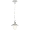 Cheap Patriot Lighting® Marina Bay Polished Nickel 1-Light Pendant