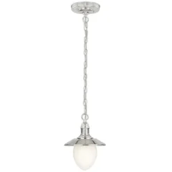 Cheap Patriot Lighting® Marina Bay Polished Nickel 1-Light Pendant