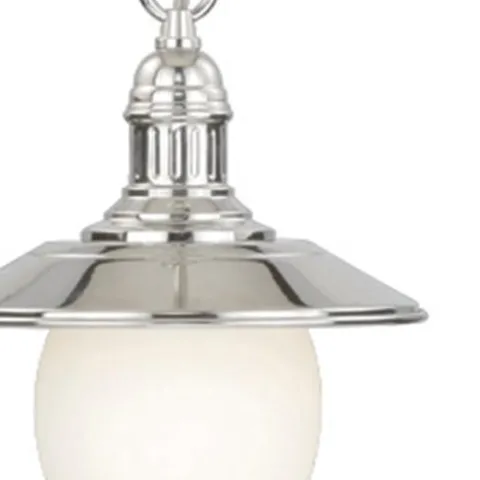 Cheap Patriot Lighting® Marina Bay Polished Nickel 1-Light Pendant