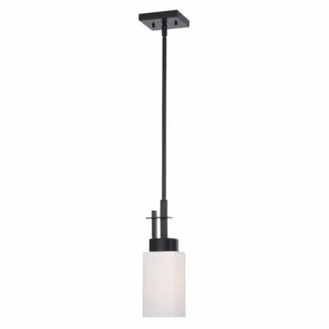 Cheap Patriot Lighting® Michael Matte Black 1-Light Mini Pendant