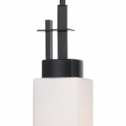 Cheap Patriot Lighting® Michael Matte Black 1-Light Mini Pendant
