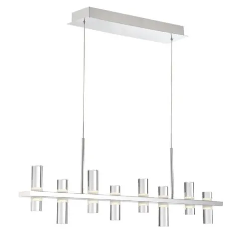 Cheap Patriot Lighting® Netto Chrome Integrated Led Island Light