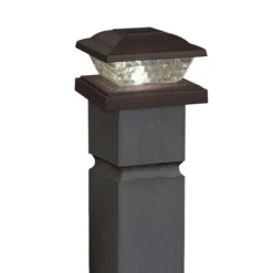 Cheap Patriot Lighting® Solar Led Melody Bronze Post Cap Landscape Light 4-Pack