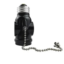 Cheap Patriot Lighting® Socket To 2 Outlet Adapter With Pull Chain