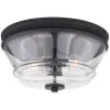 Cheap Patriot Lighting® Toledo Matte Black Flush Mount Ceiling Light