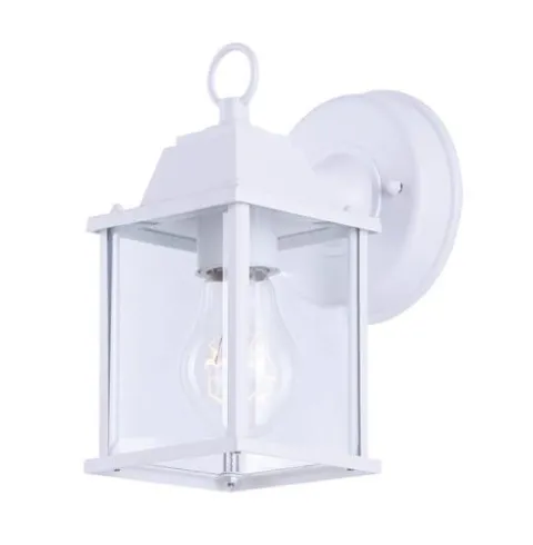 Cheap Patriot Lighting® Torean White Outdoor Wall Light