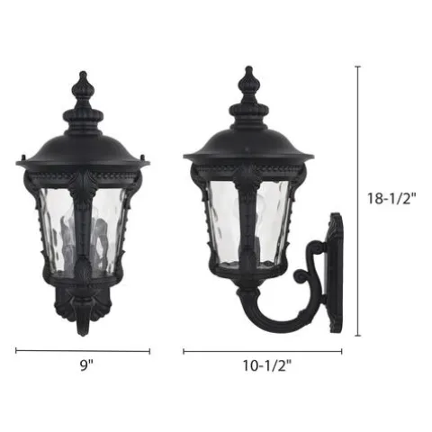 Cheapest Patriot Lighting® Tomek Black Outdoor Wall Light