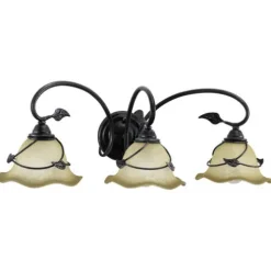 Cheapest Patriot Lighting® Vine Oil Shale 3 Light Vanity Light