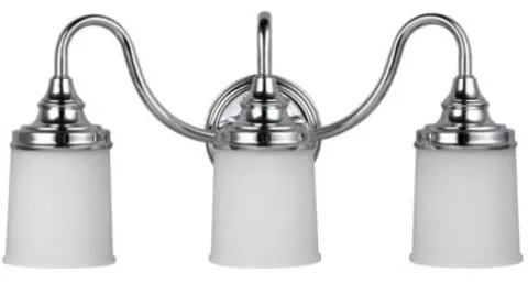 Cheapest Patriot Lighting® Barkley Chrome 3-Light Vanity Light