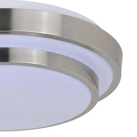 Cheapest Patriot Lighting® Helos Satin Nickel Led Flush Mount Ceiling Light
