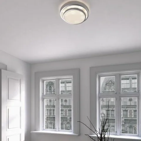 Cheapest Patriot Lighting® Helos Satin Nickel Led Flush Mount Ceiling Light