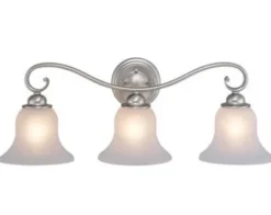 Cheapest Patriot Lighting® Monrovia 3-Light Brushed Nickel Vanity Light