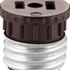 Cheapest Patriot Lighting® Socket Adapter 2-Pack Black