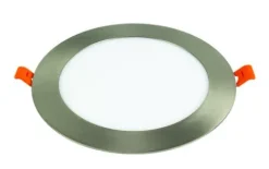 Cheapest Patriot Lighting® 6″ Integrated Led Ultra-Thin Brushed Nickel Round Downlight