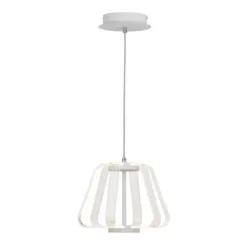 Cheapest Patriot Lighting® Suvi White Integrated Led Pendant