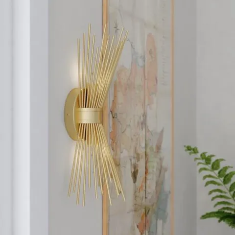 Cheapest Patriot Lighting® Nikko Gold Wall Light