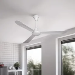 Cheapest Patriot Lighting™ Industrial 56″ White Indoor Ceiling Fan