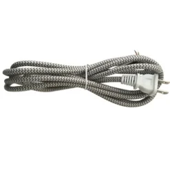 Cheapest Patriot Lighting® 8 Foot Gray Woven Fabric Lamp Cord With Plug
