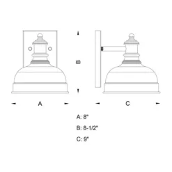 Cheapest Patriot Lighting® Keenan Oil Rubbed Bronze Wall Light
