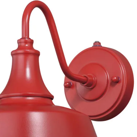 Cheapest Patriot Lighting® Dorado Red Outdoor Wall Light