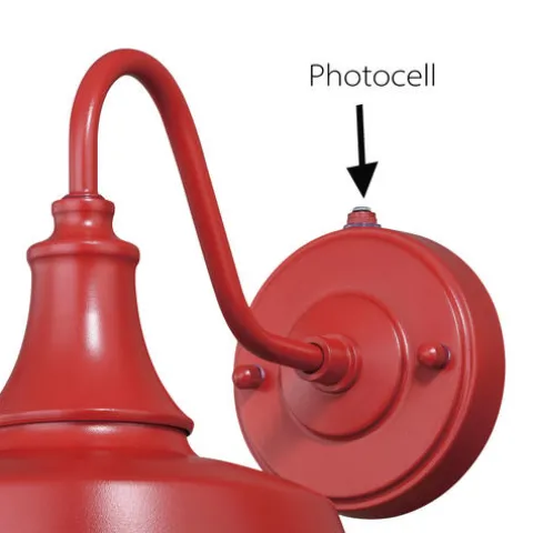 Cheapest Patriot Lighting® Dorado Red Outdoor Wall Light