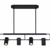 Cheapest Patriot Lighting® Traza Matte Black 4-Light Island Light