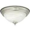 Cheapest Patriot Lighting® Payton Satin Nickel Integrated Led Flush Mount Ceiling Light – 2 Pack