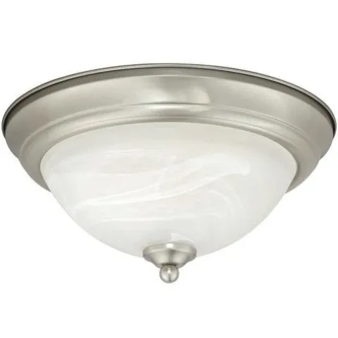 Cheapest Patriot Lighting® Payton Satin Nickel Integrated Led Flush Mount Ceiling Light – 2 Pack