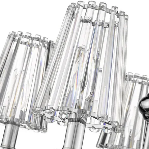 Cheapest Patriot Lighting® Elegant Home Erida Chrome 5-Light Chandelier