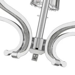 Cheapest Patriot Lighting® Elegant Home Erida Chrome 5-Light Chandelier