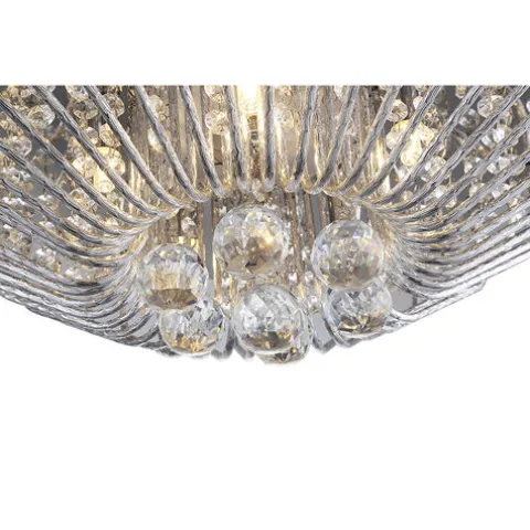 Cheapest Patriot Lighting® Mio Crystal 5-Light Flush Mount Ceiling Light