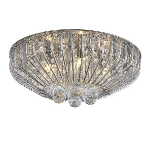 Cheapest Patriot Lighting® Mio Crystal 5-Light Flush Mount Ceiling Light