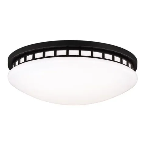 Cheapest Patriot Lighting® Julius Black Integrated Led Flush Mount Ceiling Light